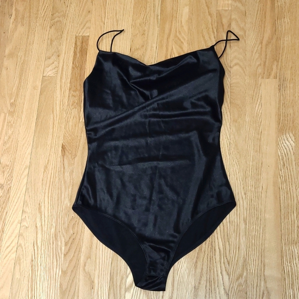 Satin body suit